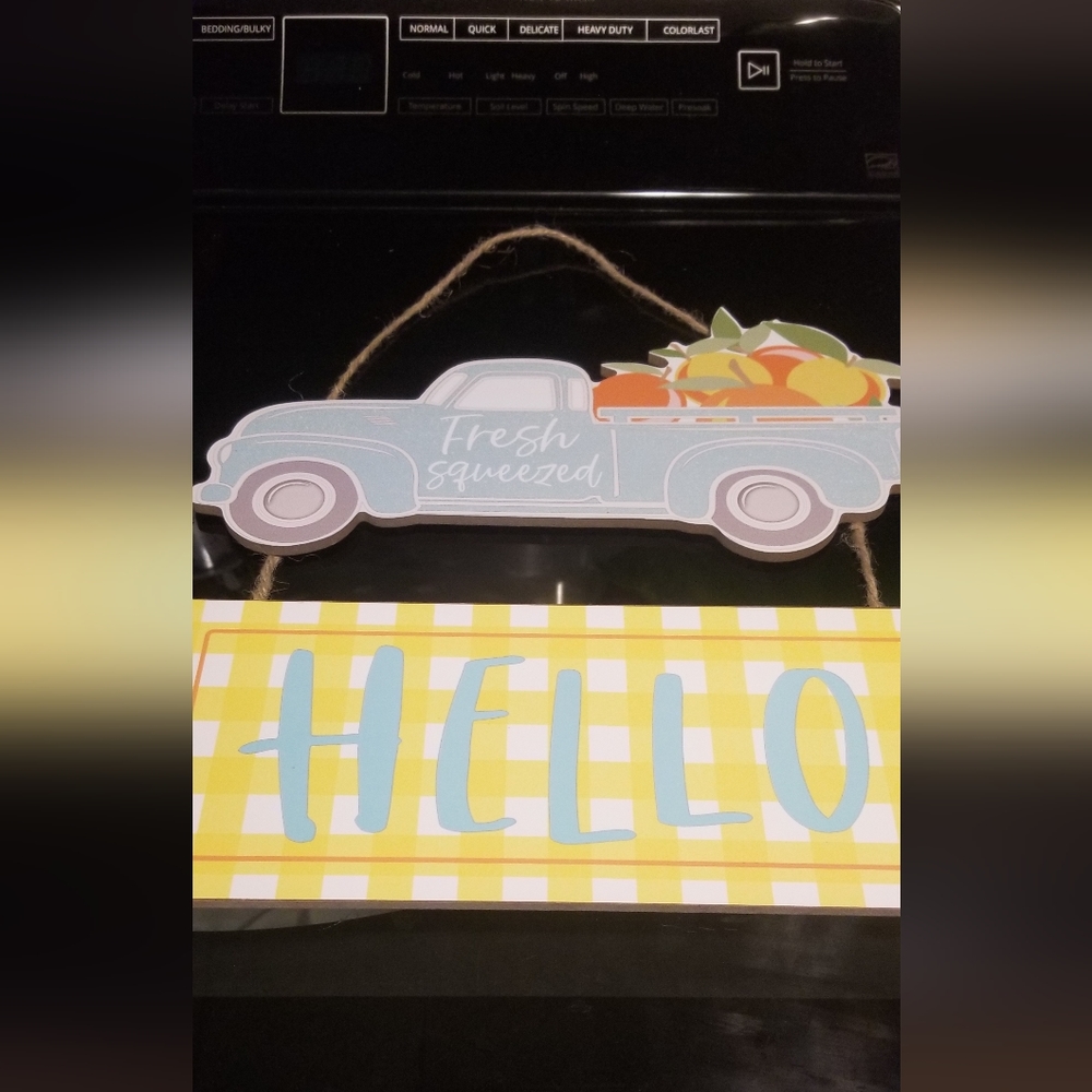 Hello sign nice for Decoration brand new never used